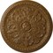 Ekena Millwork Swindon Ceiling Medallion (Fits Canopies up to 2 7/8"), 16 7/8"OD x 1 1/2"P, Smokey Topaz Crackle CM16SWSTC - alternate 1